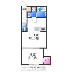 REGIES堺七道の物件間取画像